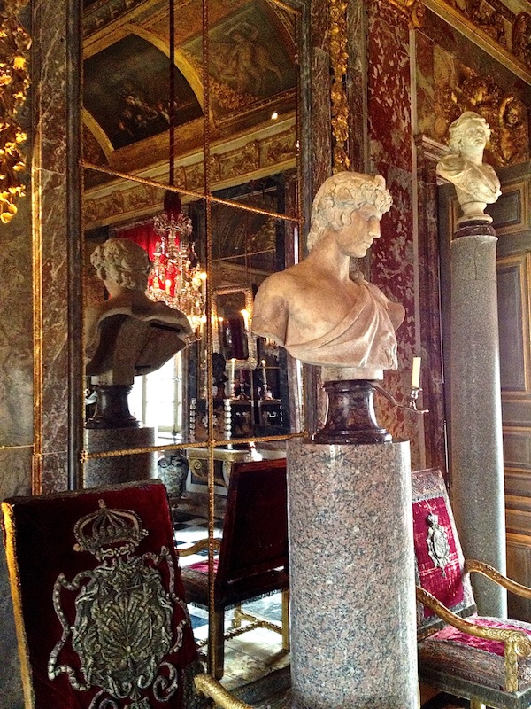 Michelangelo bust at Champ de Bataille