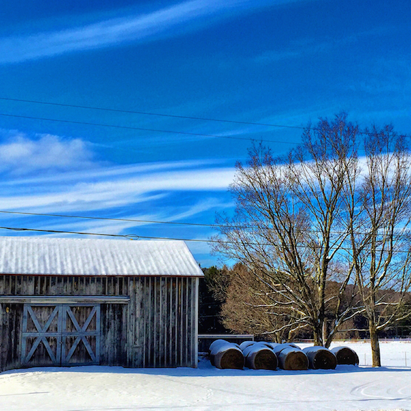 New England in winter