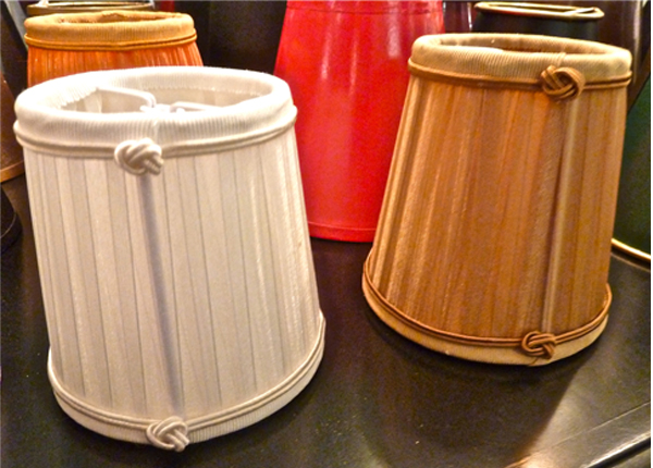 Handmade French lampshades