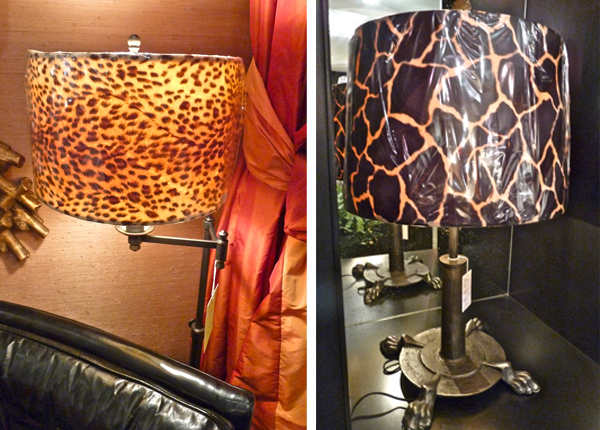 Illumé-leopard-and-zebra-lampshades- Best lampshades in NYC