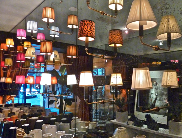 French sconce lampshades at Illumé