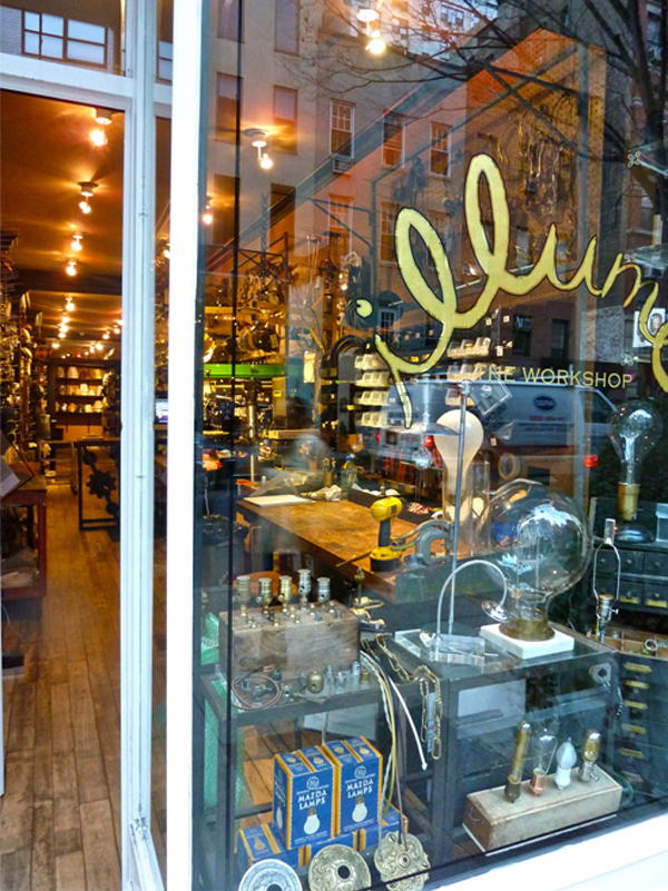 Lighting repair shop  Illumé in NYC
