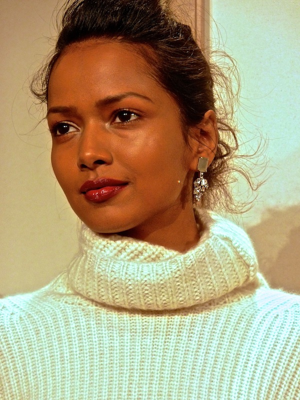 J.Crew grey glass crystal earring J.Crew