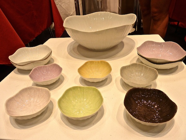 Jacques Pergay colored porcelain New York Gift Fair
