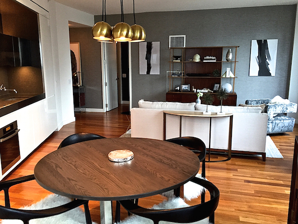 Jenny J Norris living room at the Domino Shop House