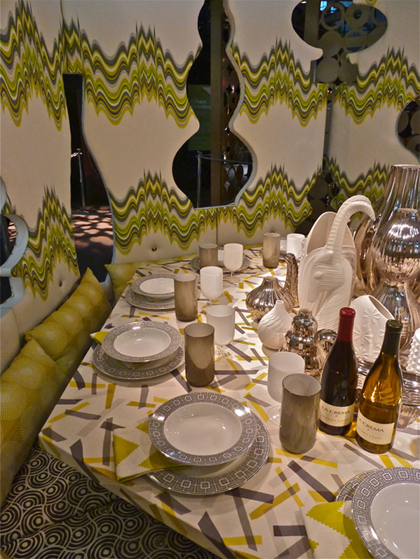 Jonathan-Adler-for-Kravet-DIFFA-Dining-by-Design-2012-table Jonathan Adler new fabric line for Kravet