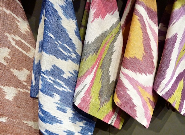 Julian Mejia Ikat napkins NY Now