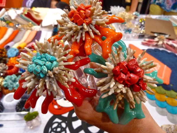 Julian Mejia coral napkin rings New York Gift Fair
