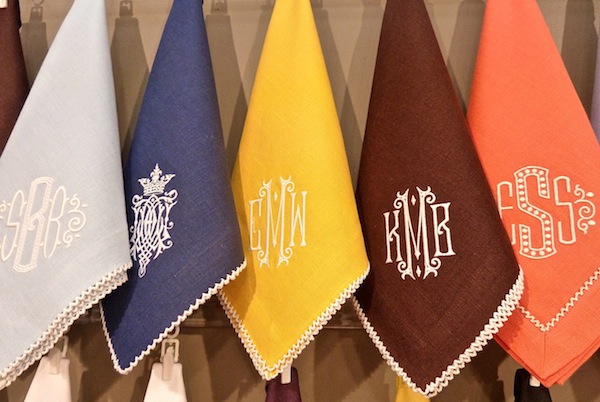 Julian Mejia picot napkins NY Now