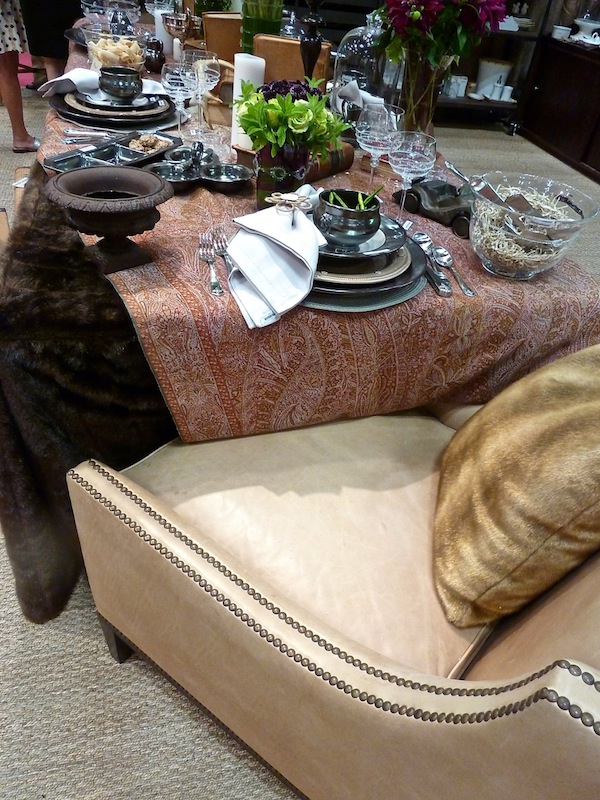 Juliska luxe neutrals Juliska pewter stoneware seen at the New York Gift Show