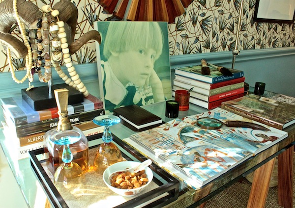 Katie Leede desk vignette 2012 Hampton Designer Showhouse