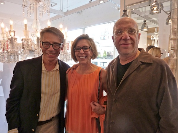 Kem Wampler, Brett Beldoch, Paul Siskin ELLE DECOR A-list party