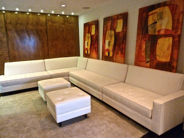 Kensett Norwood movie room Kensett Norwood sample condo unit