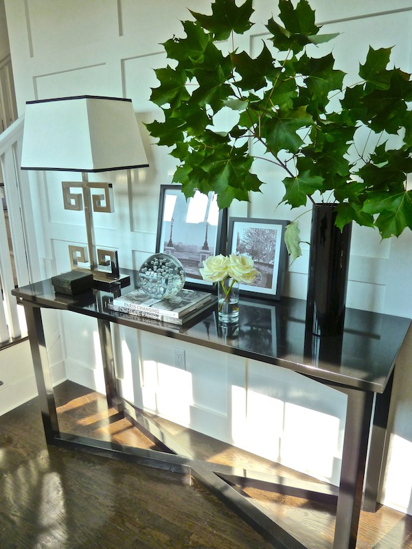 Foyer in Kensett Piper model home in luxury CT condo community