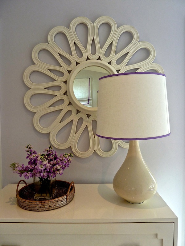 Kensett Piper House girl's vignette Girl's bedroom vignette in Kensett Darien model home