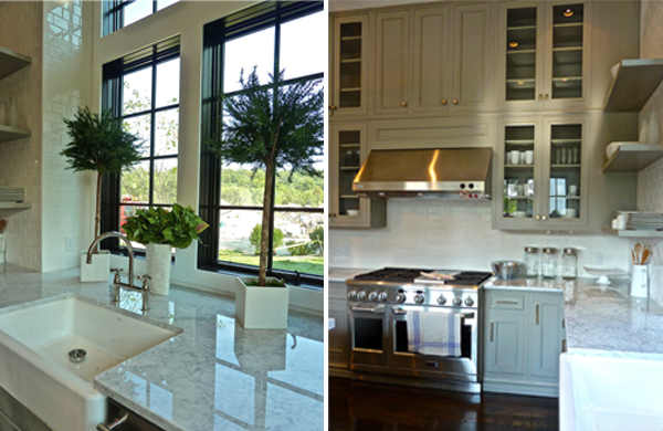 Kensett-Piper-House-kitchen-details Kensett Piper model home in luxury CT condo community