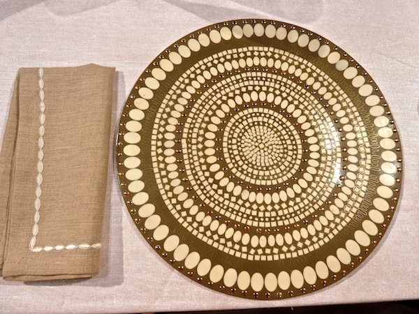 Kim Seybert mosaic placemat gift show
