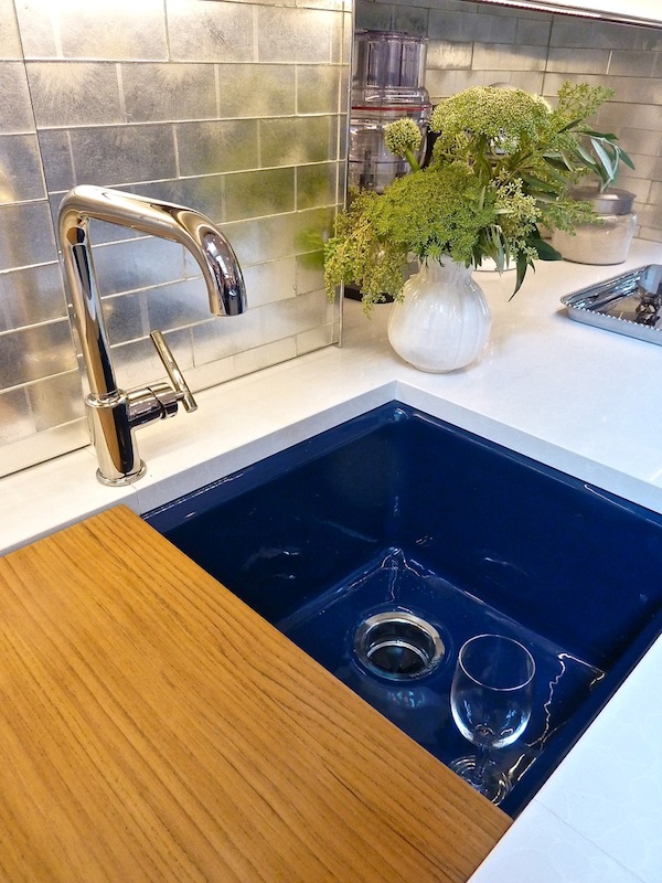 Kohler Jonathan Adler sink in Mick De Giulio La Mattina House Beautiful 2012 Kitchen of the Year
