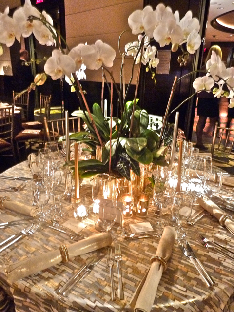 LMD Lewis Miller table for the New York Botanical Garden Orchid Dinner New York Botanical Garden
