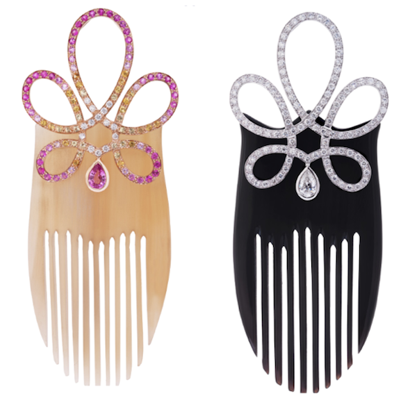 Lalique Ardente combs from the new 1888 collection Lalique new jewelry collection