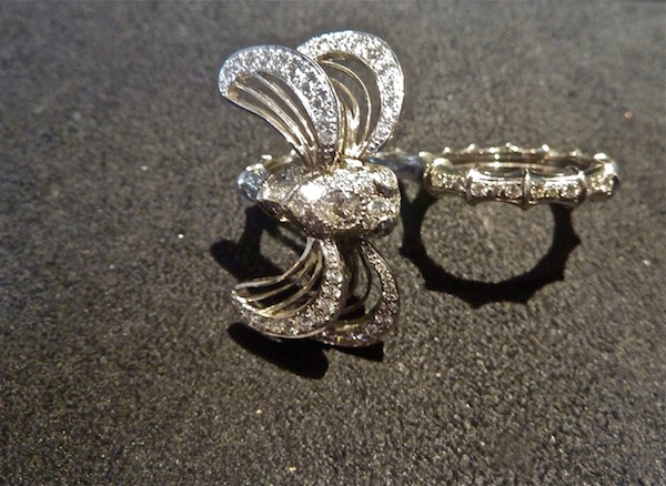 Lalique Diamond and Dragonly ring Lalique new jewelry collection