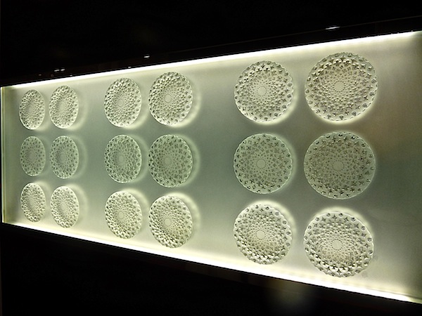 Lalique Venise interior panel Lalique at Maison et Objet