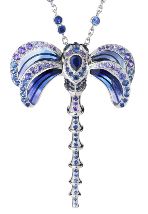 Lalique dragonfly pendant Lalique new jewelry collection