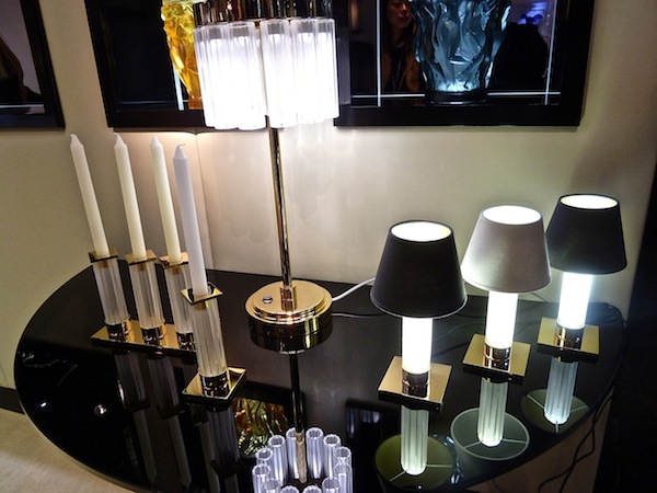 Lalique Orgue lighting collection Lalique at Maison et Objet