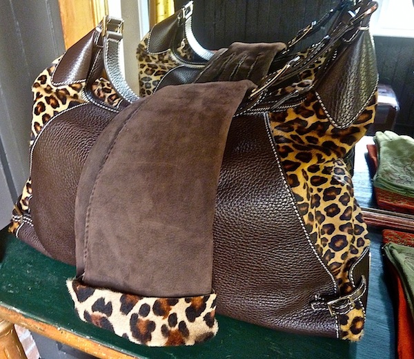 Lambertson Truex leopard bag and gloves Privet House