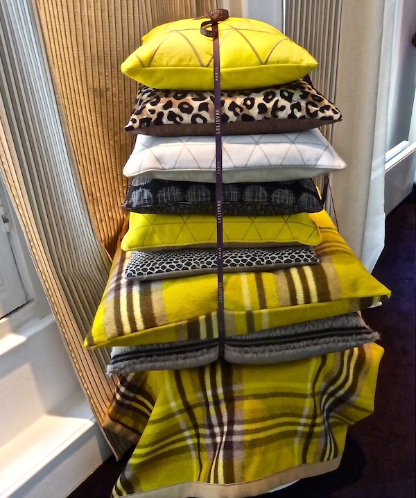 Lelievre pillows from new collection Paris Deco Off