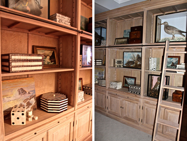 Library-bookcase-in-Libby-Langdon-Fun-Room 2012 Hampton Designer Showhouse