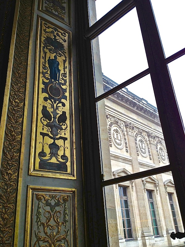 Louvre postcard from paris