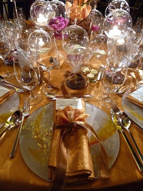 MagnaFlora Orchid Dinner table detail botanical garden