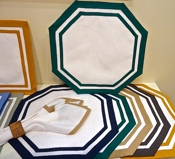 Matouk linen placemats NY Now