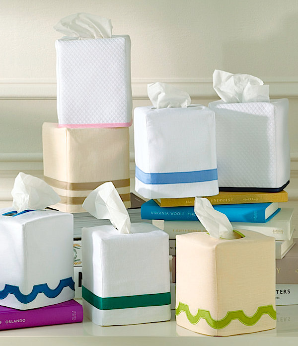 Matouk tissue box covers NY Now