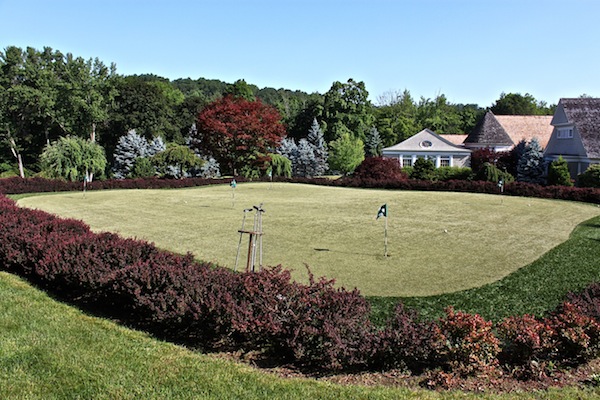 Mayflower Inn putting green Mayflower Inn