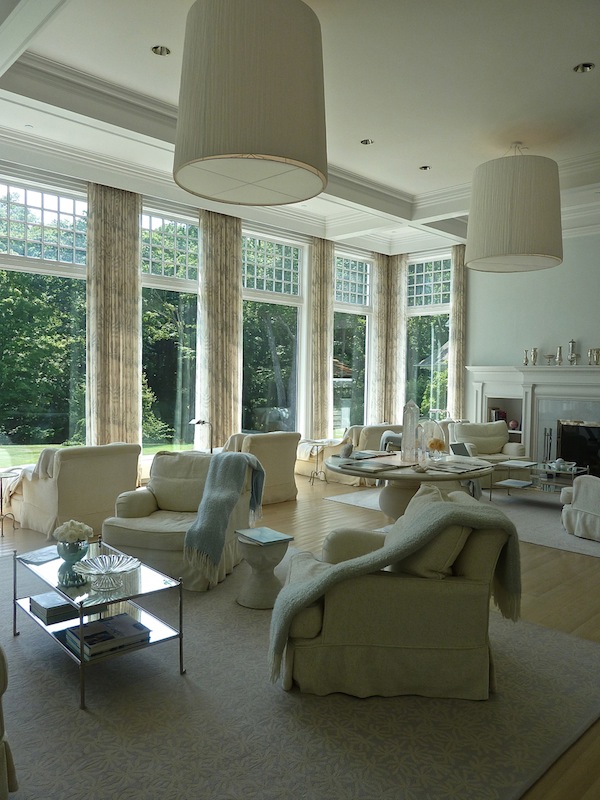 Mayflower Inn spa waiting room view Mayflower Inn