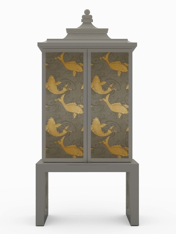 Corbett Wright Medium Grey Koi  Rooms with a View 2013