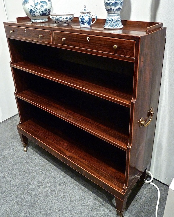 Michael Pashby Regency Bookcase Avenue Antiques and Art Show at the Armory