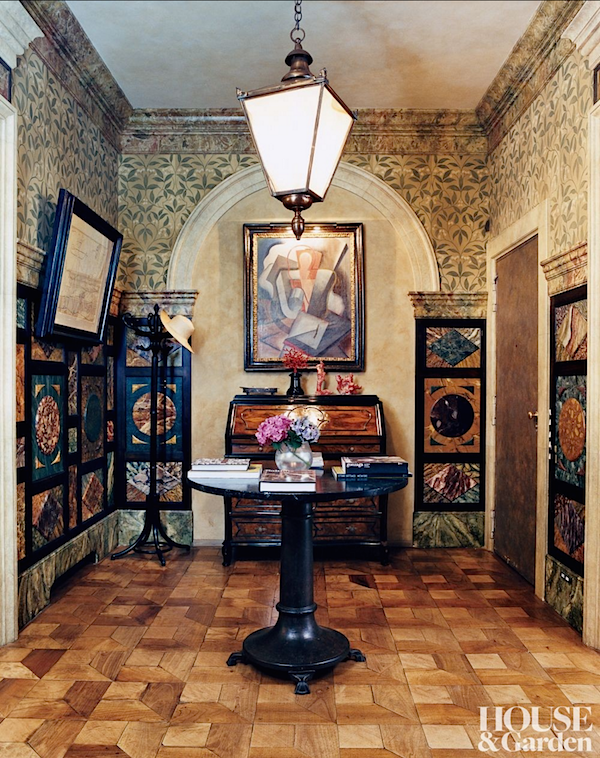 Milan townhouse by Studio Peregalli. Photo by François Halard for House & Garden