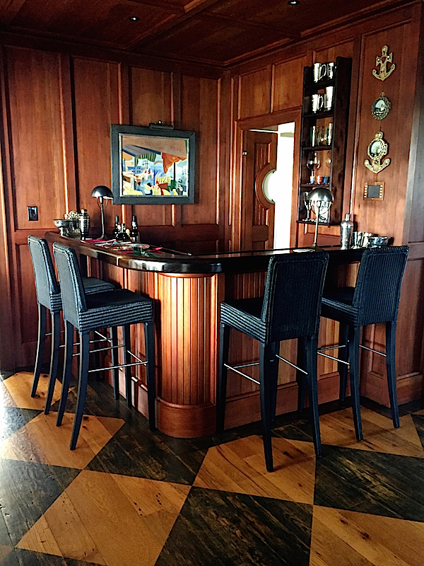 Nantucket House Tour bar