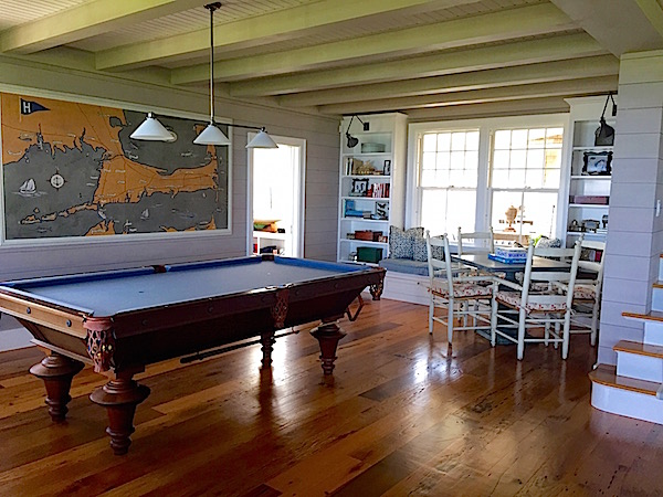 Nantucket house game space