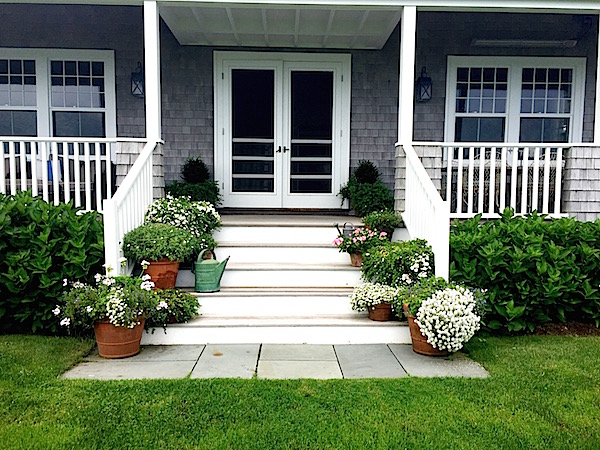Nantucket house tour flowers