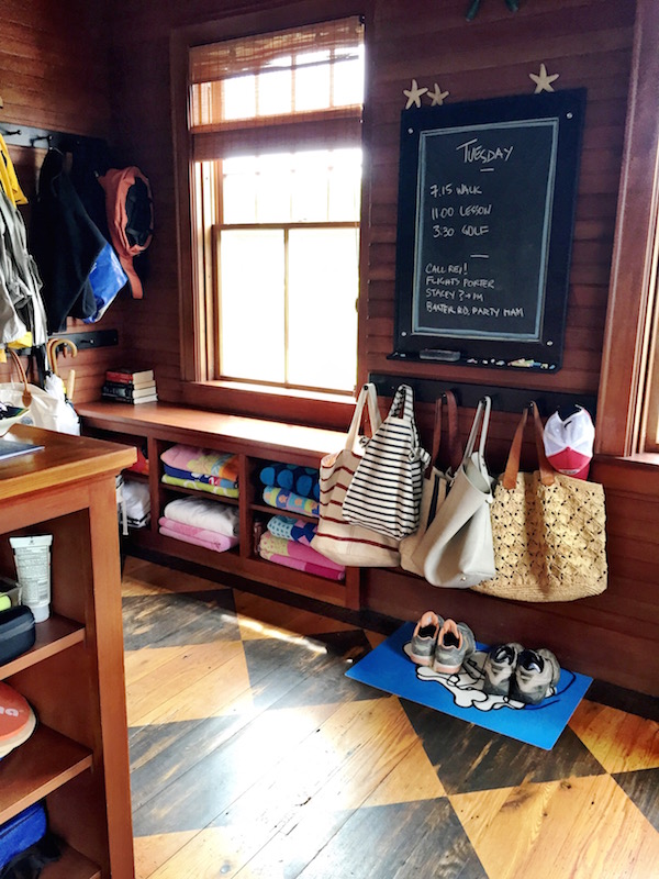 Nantucket house tour mudroom