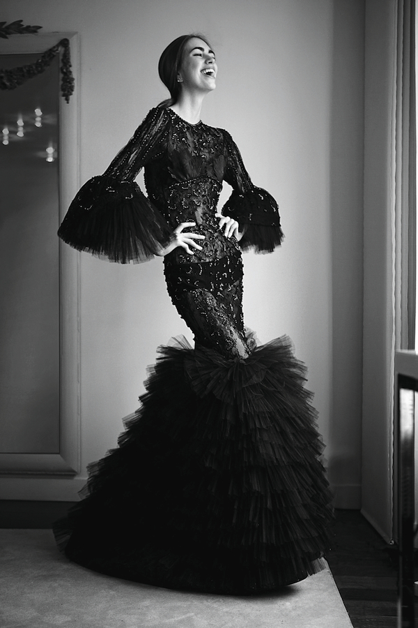 Oscar Carvallo gown in Haute Couture Ateliers