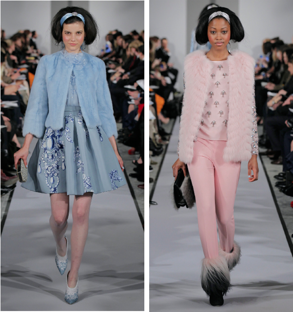 Oscar de la Renta 2012 fall fur collection