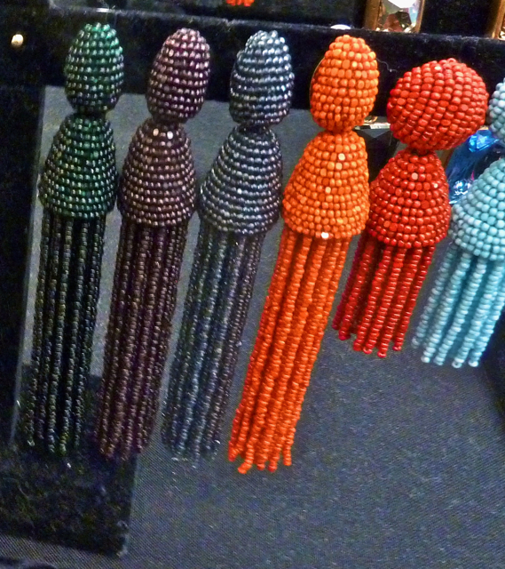 Oscar de la Renta tassel earrings
