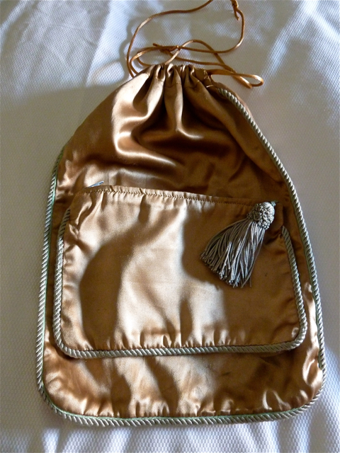 Silk lingerie bag