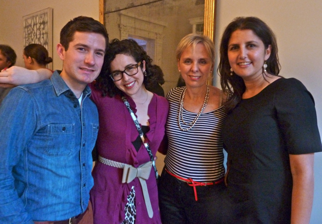 designer Nick Olsen, Elle Decor Web Editor Amy Preiser, Carole Nicksin and Nicole Sforza