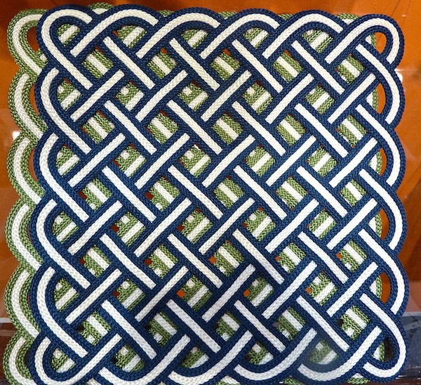 Julian Mejia woven placemat New York Gift Fair